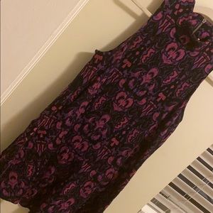 Free people Jacquard drop waist dress